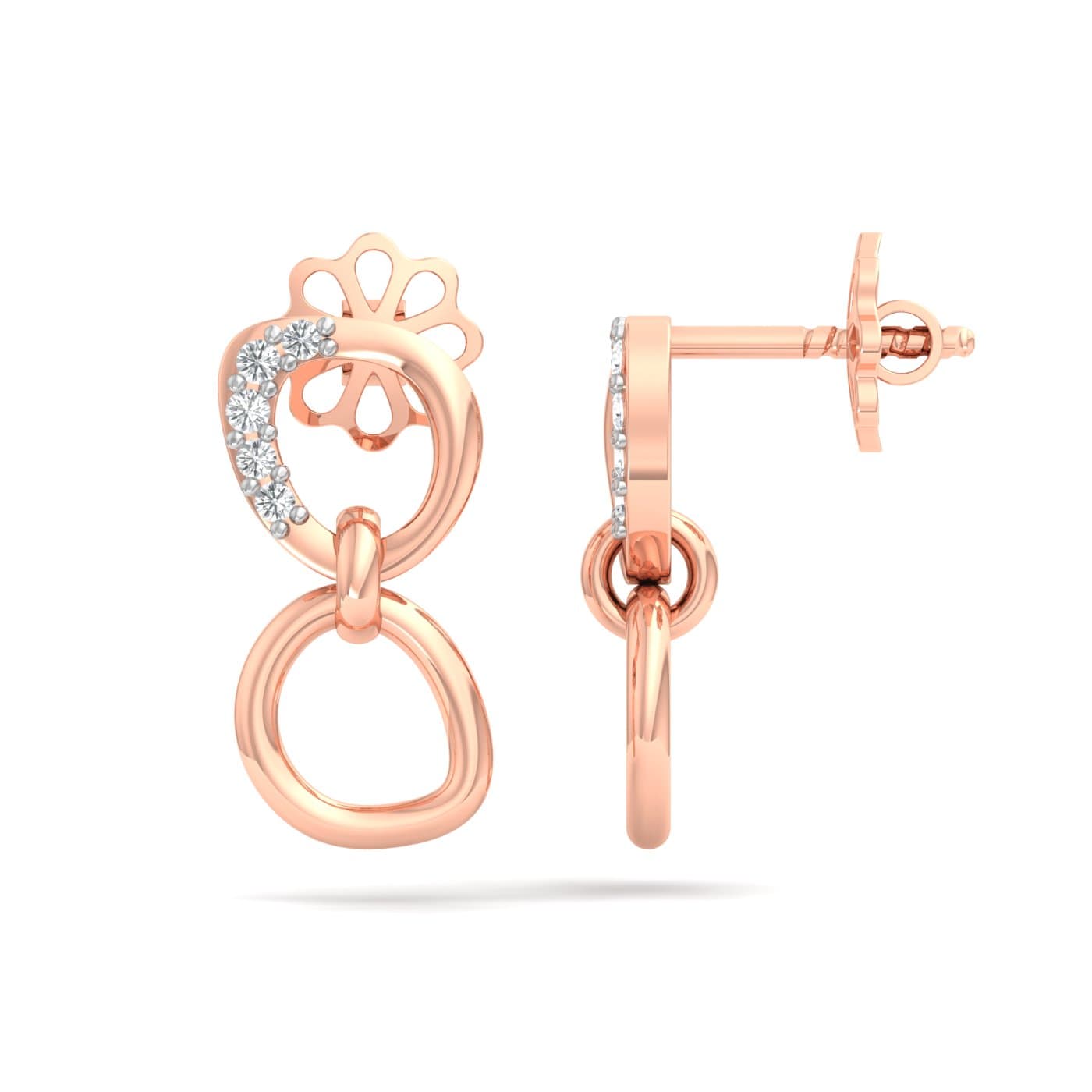 Avery Diamond Drop Earrings
