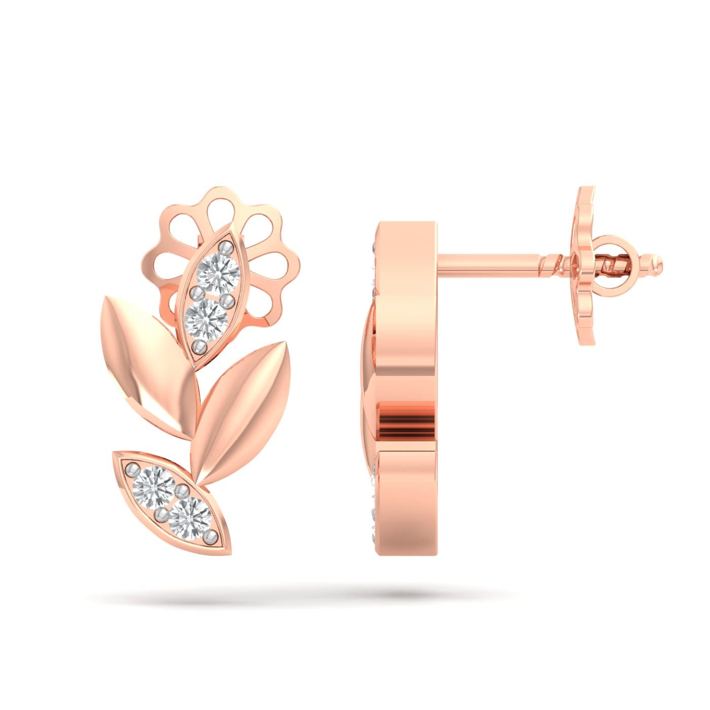 Live Life Diamond Earrings