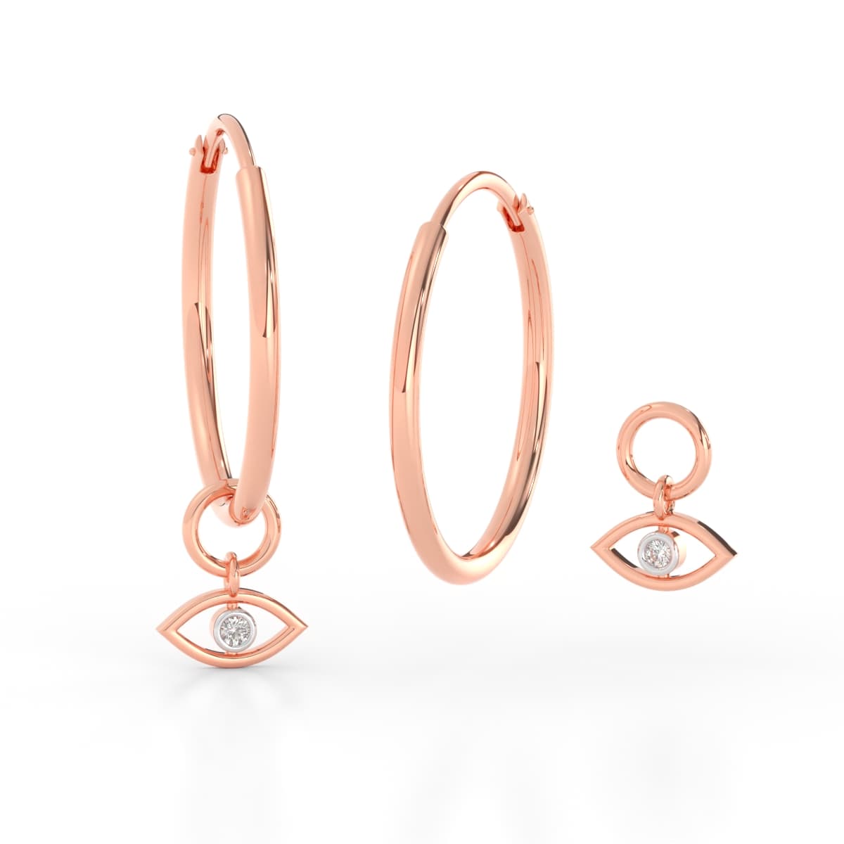 Gorgeous Eyes Diamond Earring