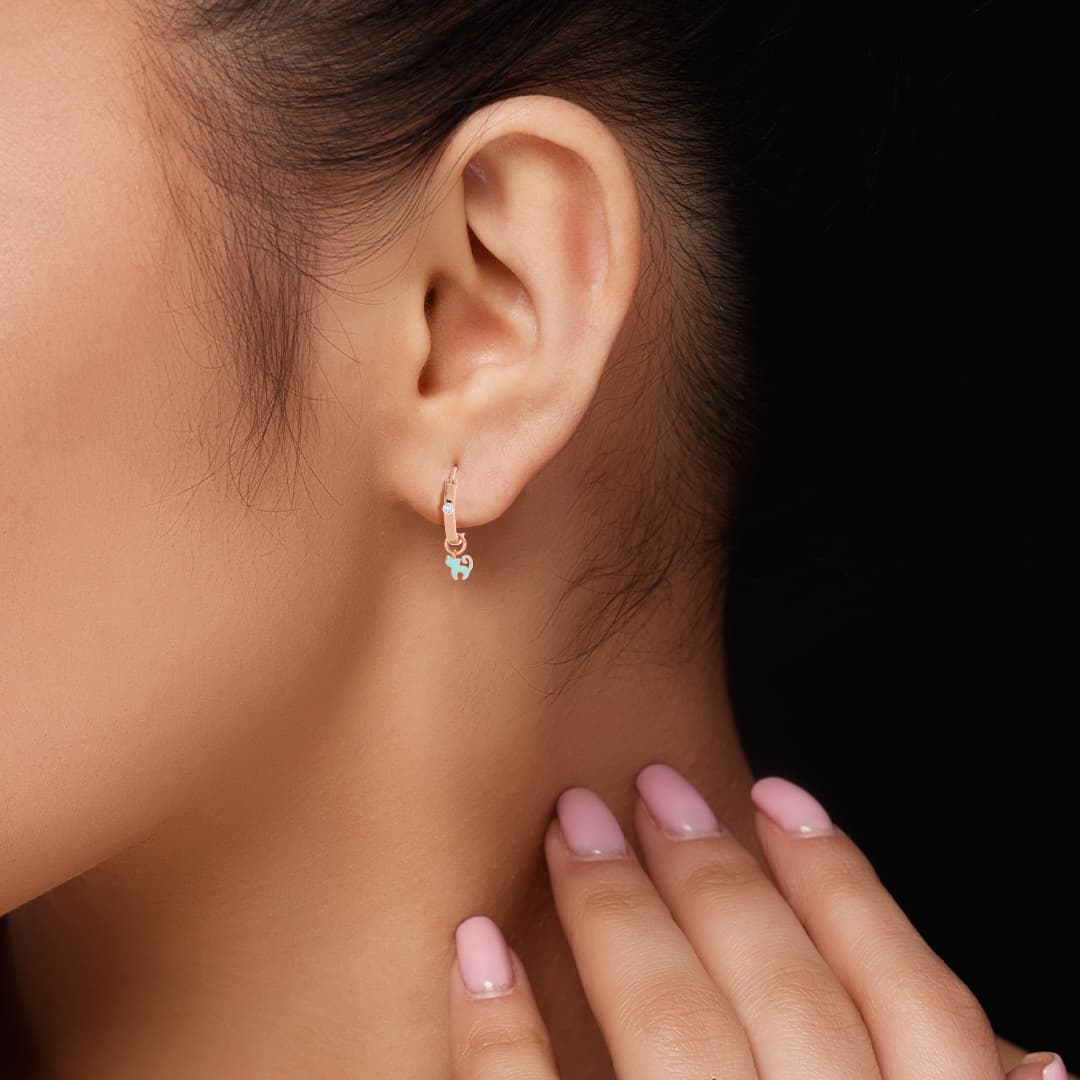 Precious Kitten Diamond Earring