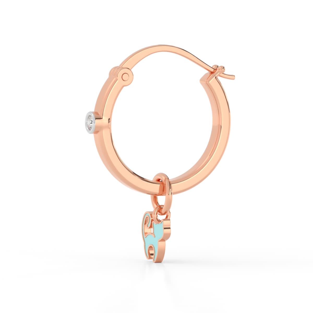 Precious Kitten Diamond Earring