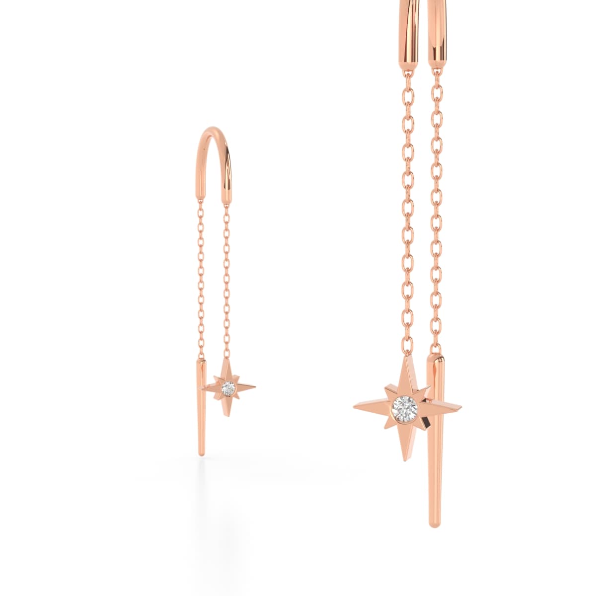 Sparkle Diamond Sui Dhaga Earrings