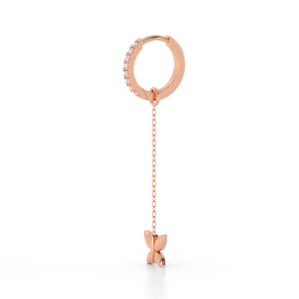 Butterfly Gold Sui Dhaga Earrings