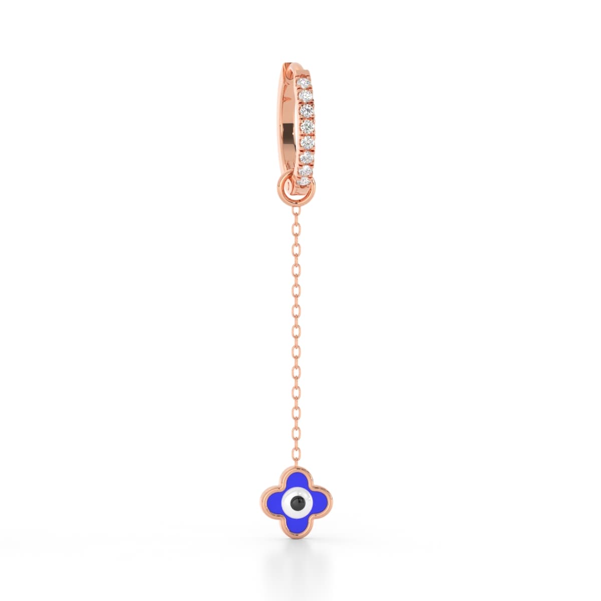 Evil Eye Diamond Sui Dhaga Earrings