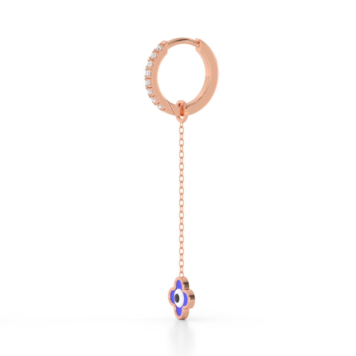Evil Eye Diamond Sui Dhaga Earrings