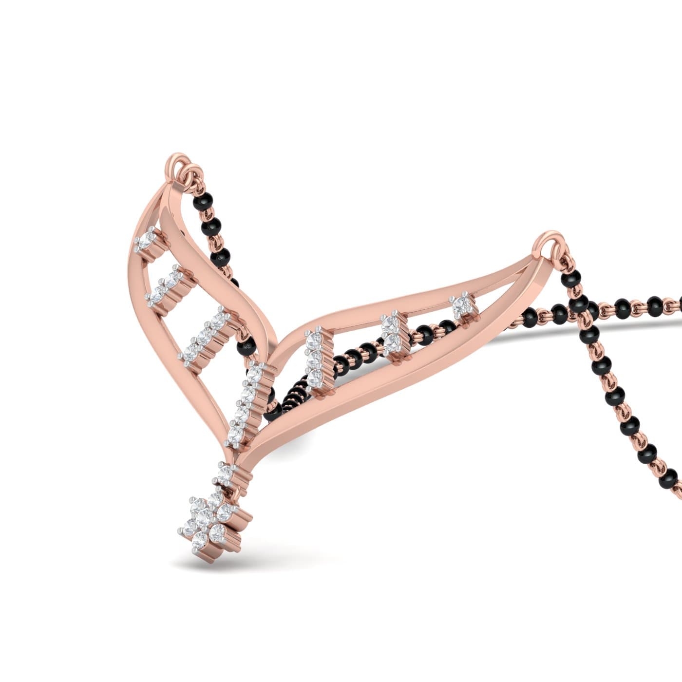 Chandni Diamond Short Mangalsutra