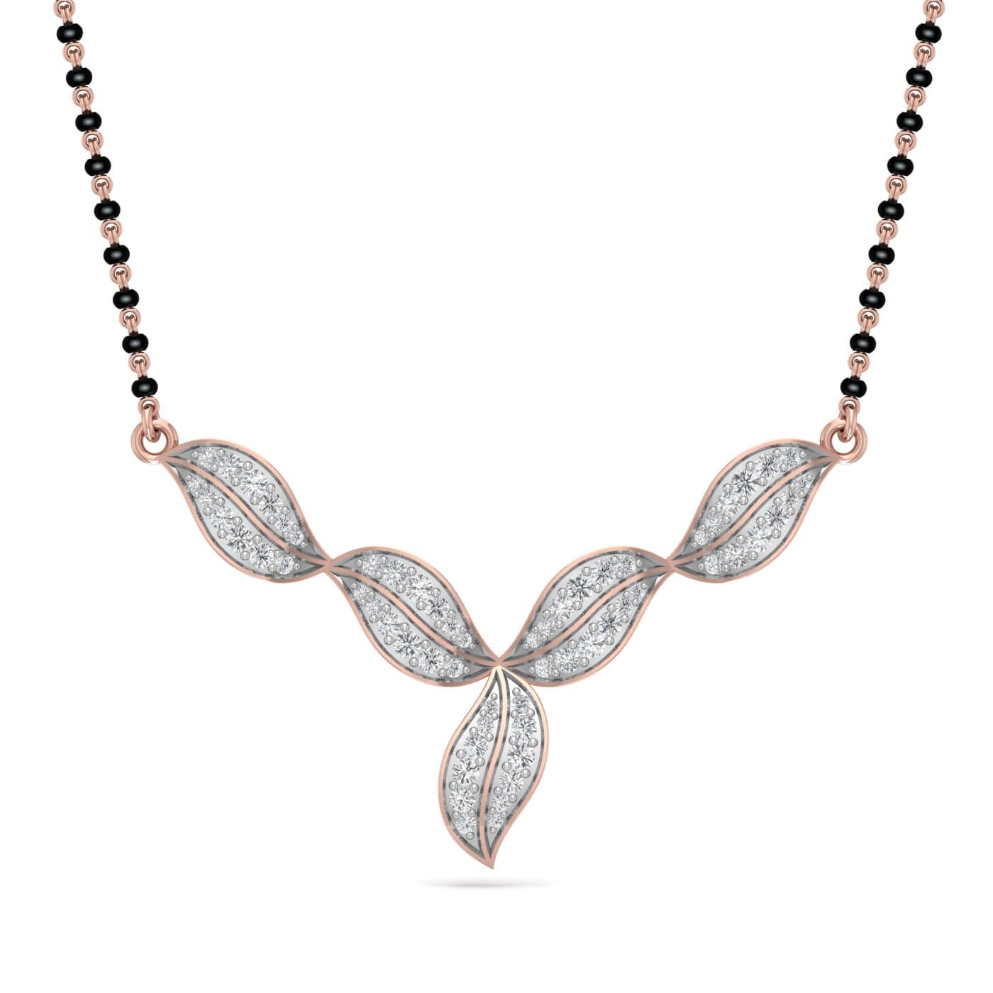 Petals Diamond Mangalsutra