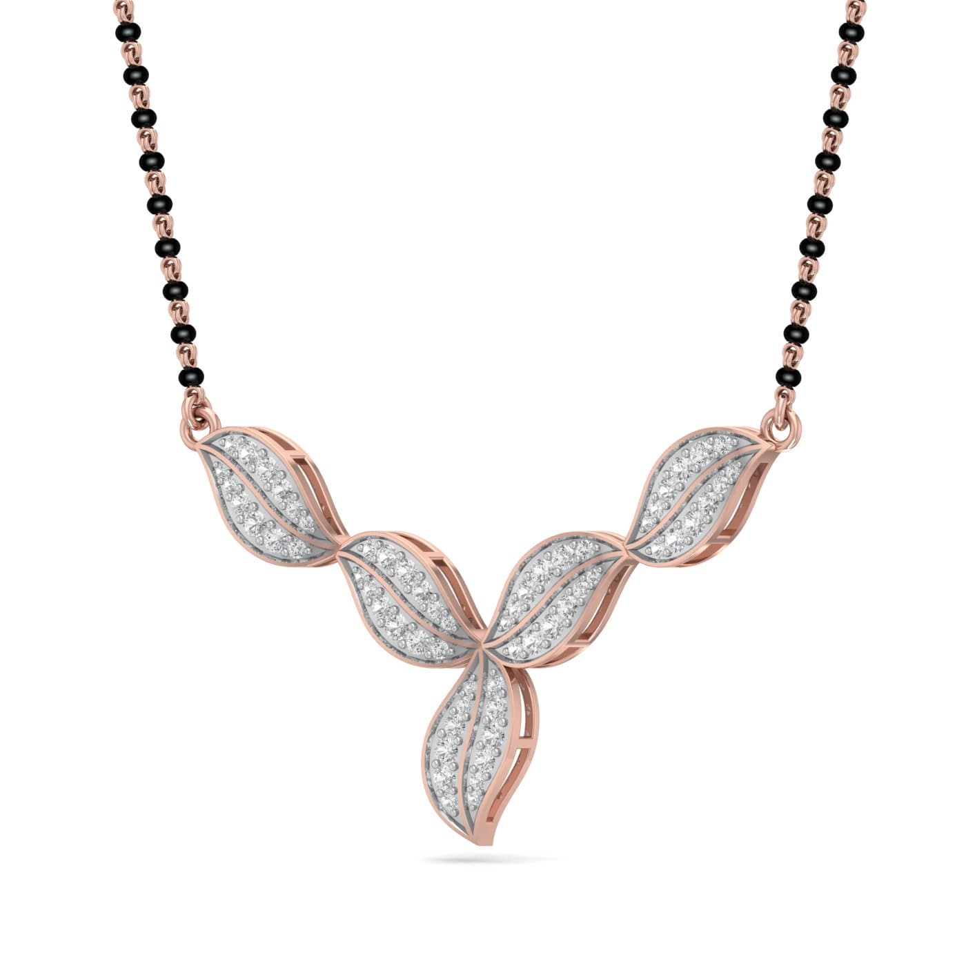 Petals Diamond Mangalsutra