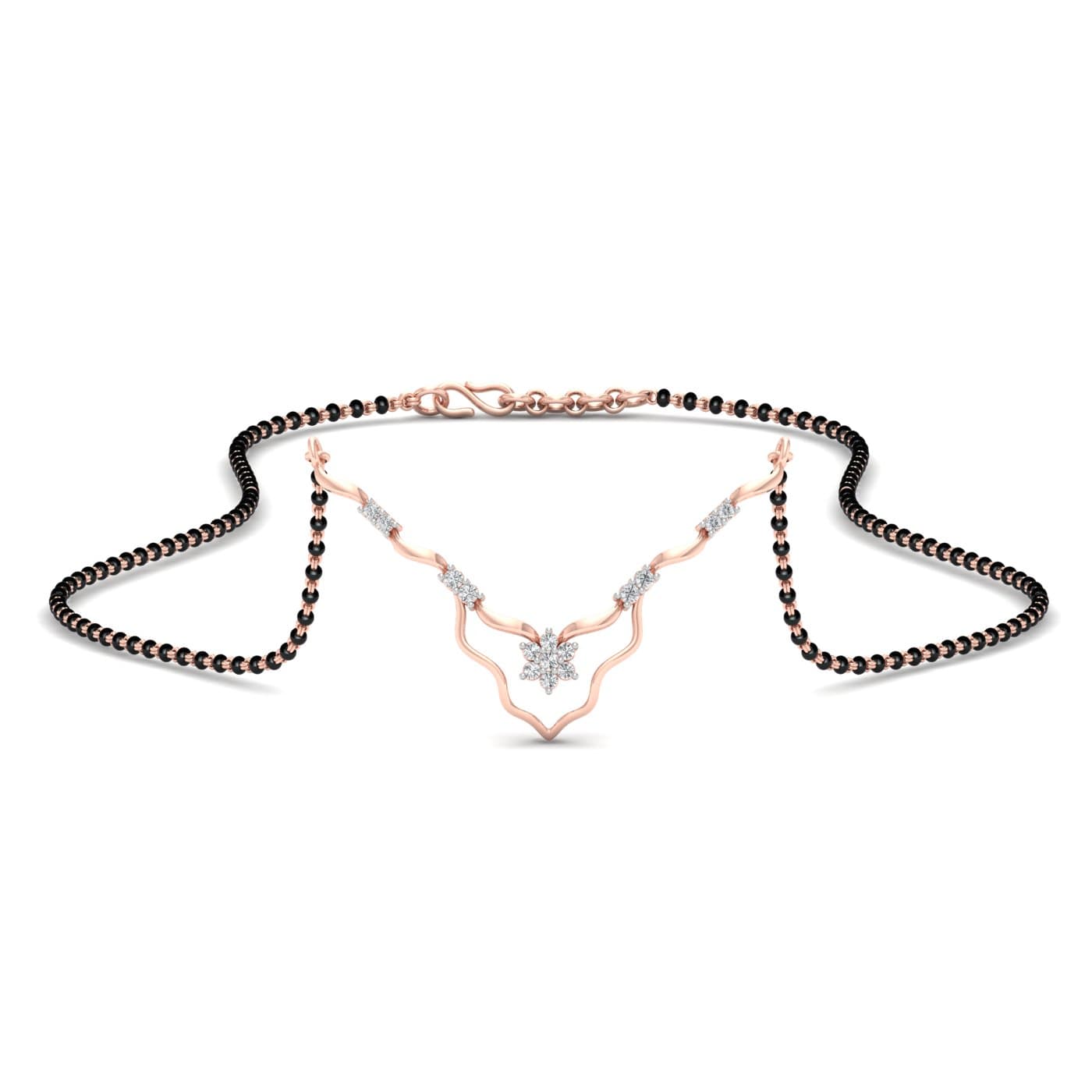 Leena Cluster Diamond Mangalsutra