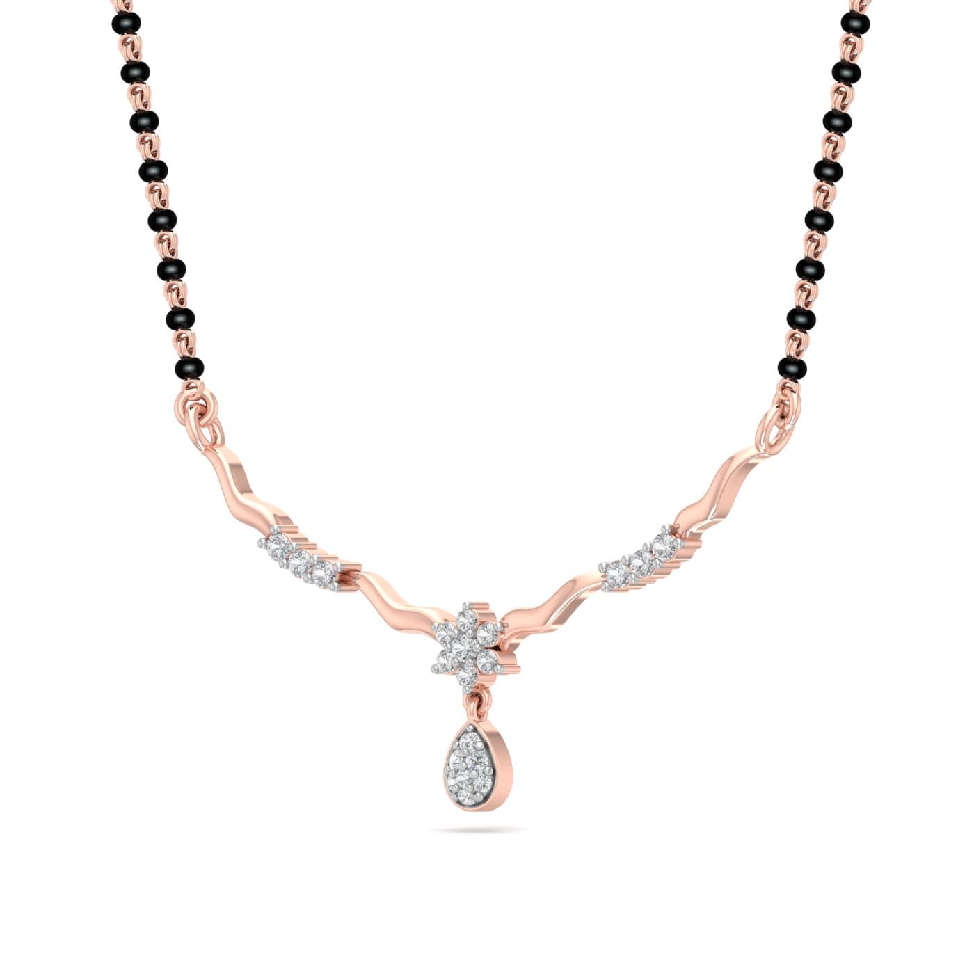 Lekha Office Wear Diamond Mangalsutra