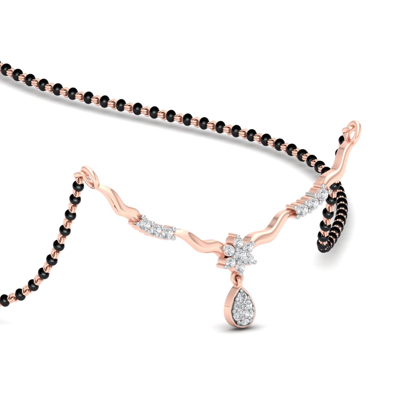 Lekha Office Wear Diamond Mangalsutra