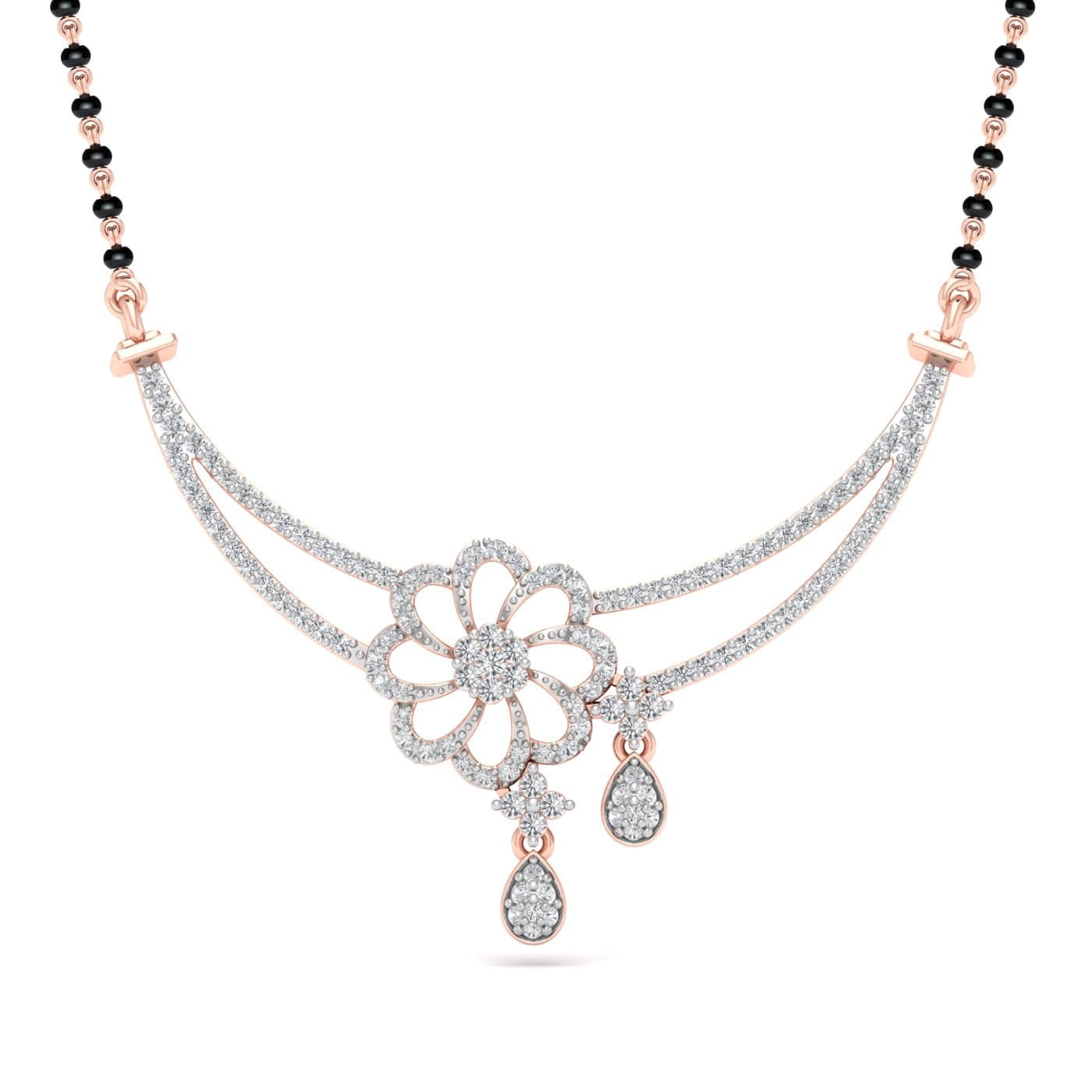 Meher Short Diamond Mangalsutra