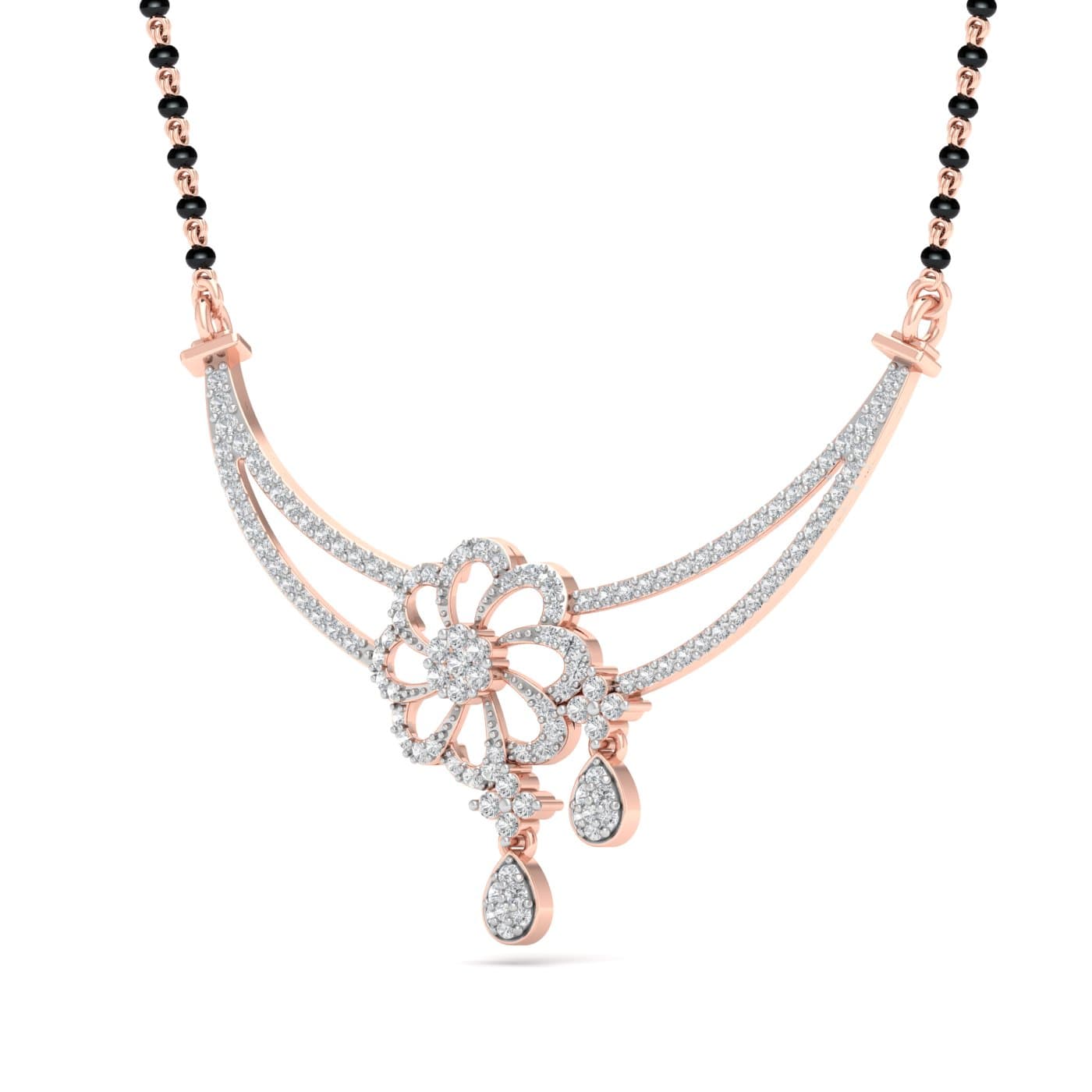 Meher Short Diamond Mangalsutra