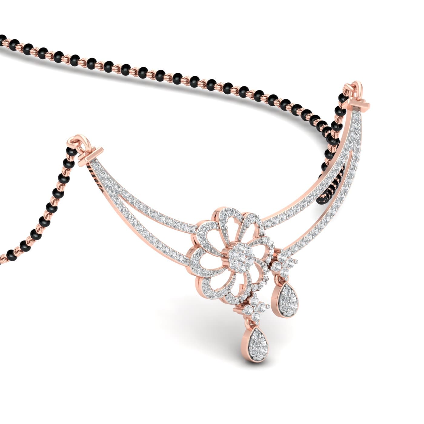 Meher Short Diamond Mangalsutra