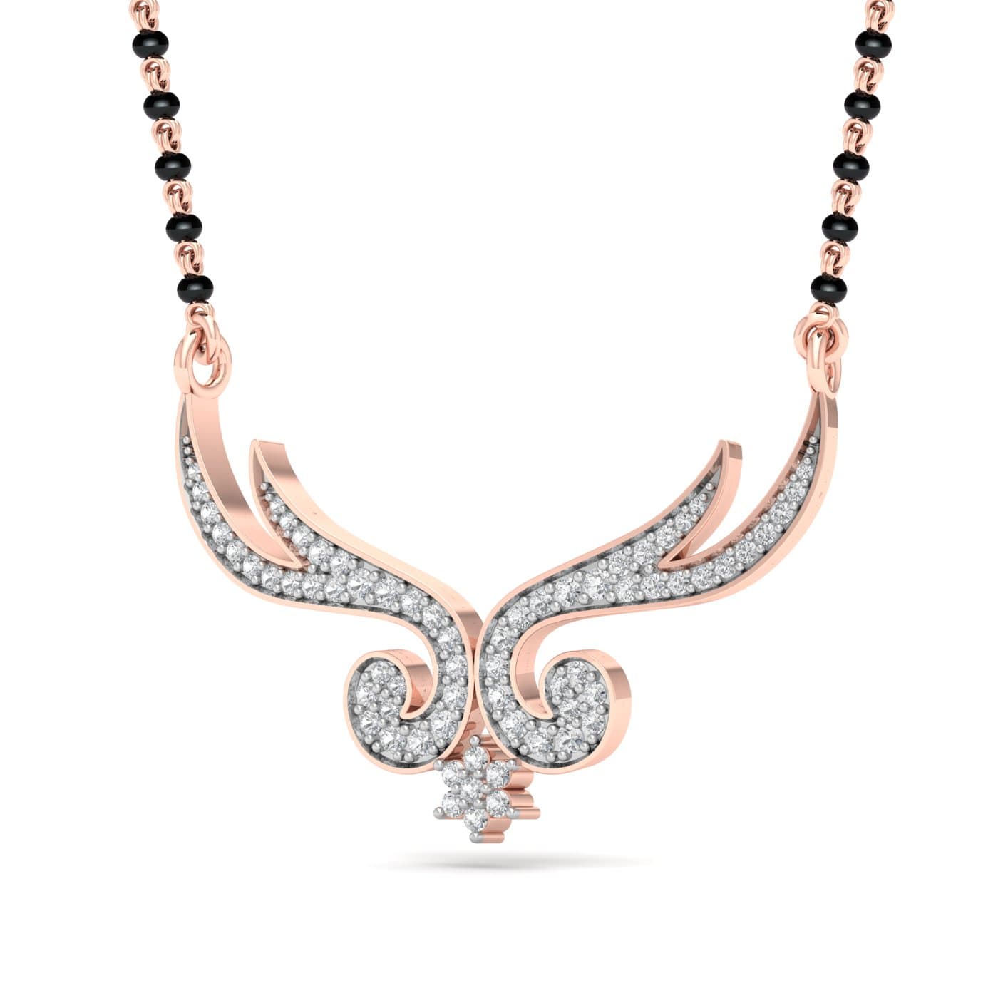 Nikita Cluster Diamond Mangalsutra