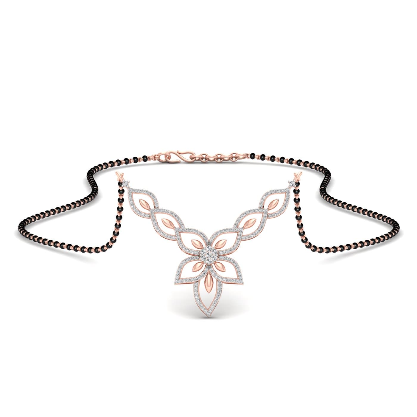 Meera Petals Diamond Mangalsutra
