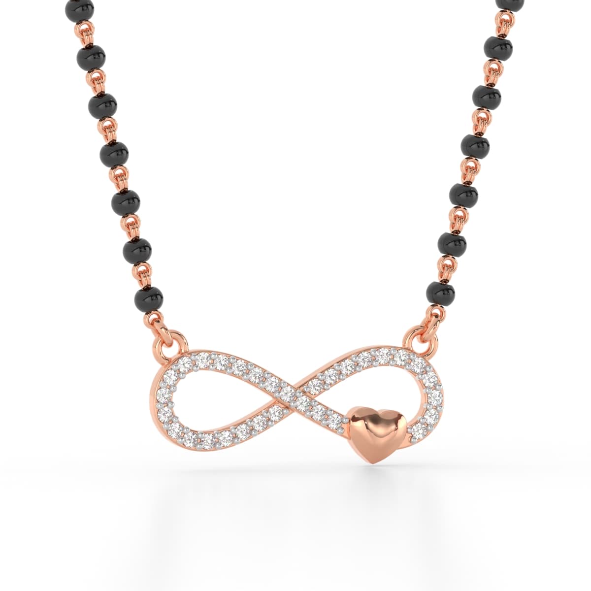 Infinity Heart Diamond Mangalsutra