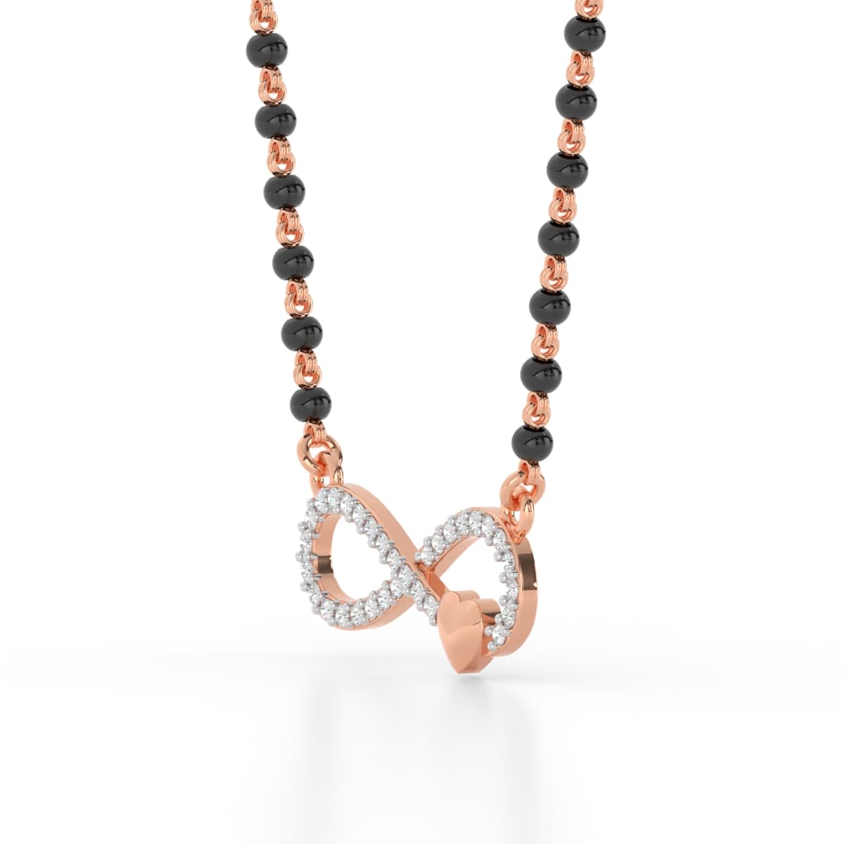 Infinity Heart Diamond Mangalsutra