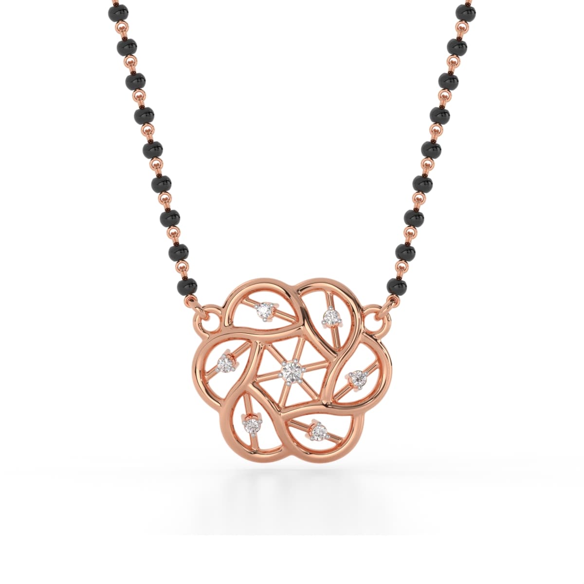 Blossom Affection Diamond Mangalsutra