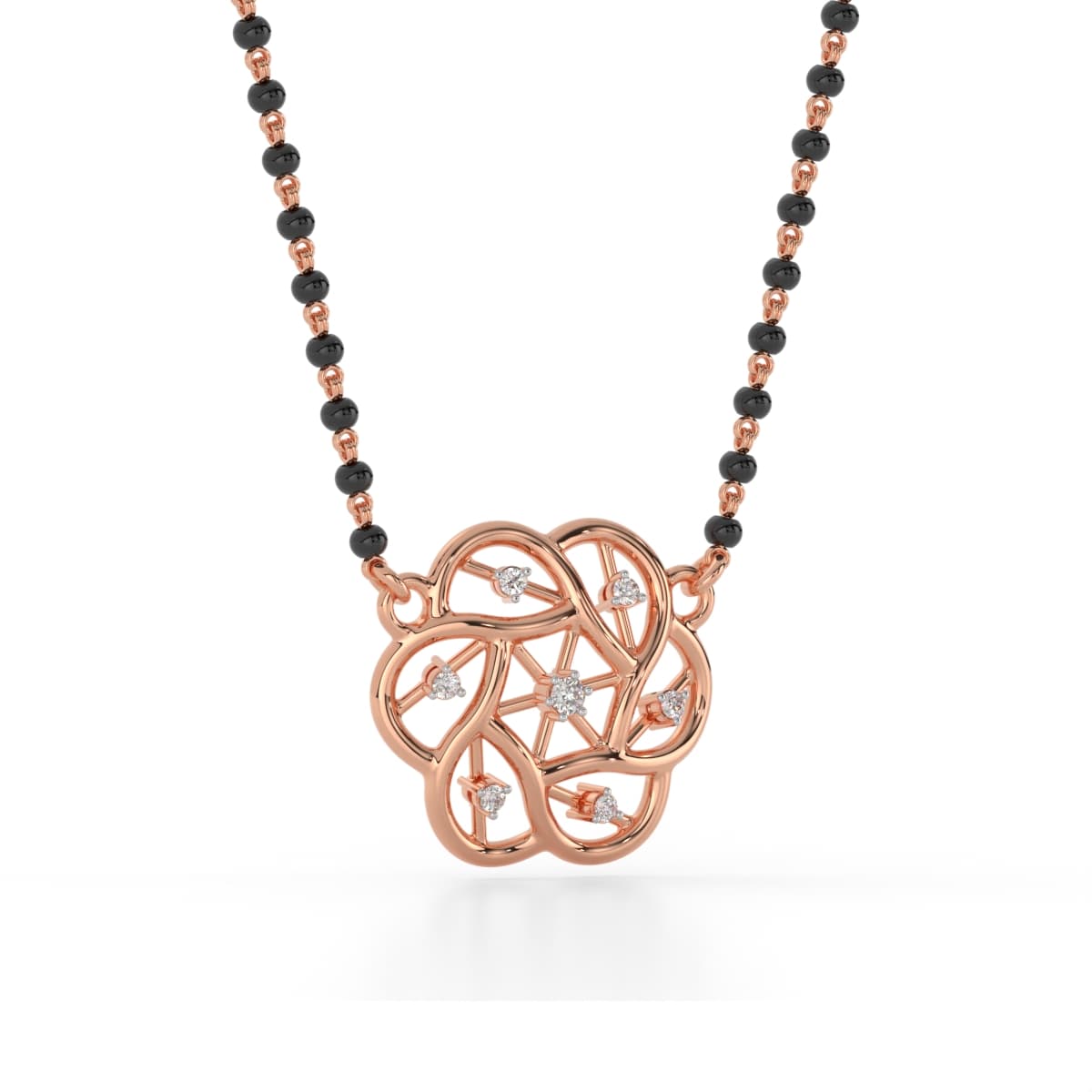 Blossom Affection Diamond Mangalsutra