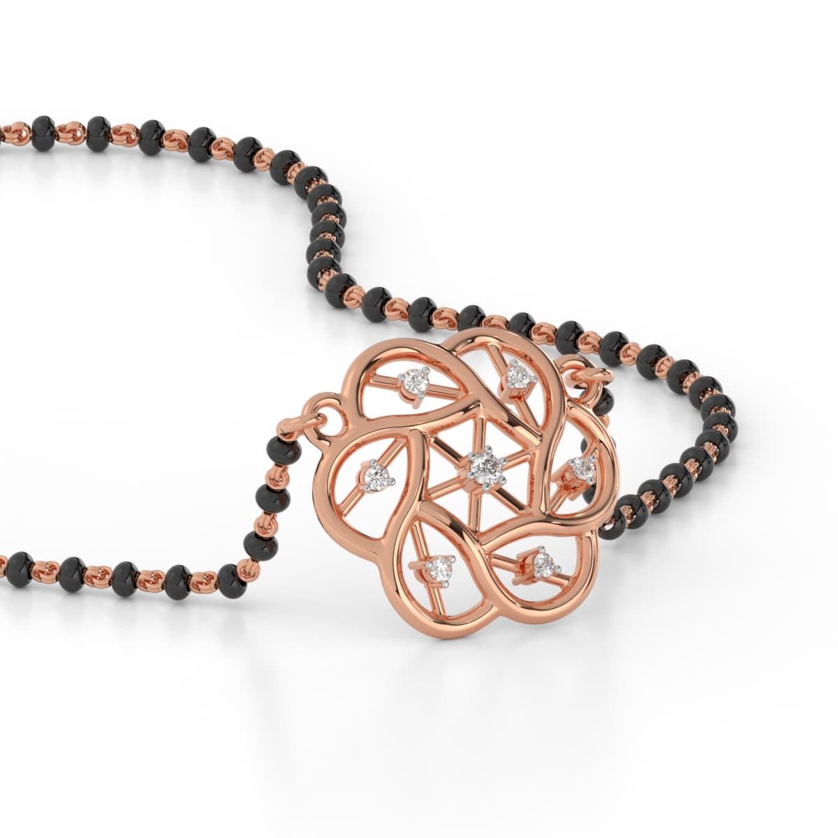 Blossom Affection Diamond Mangalsutra