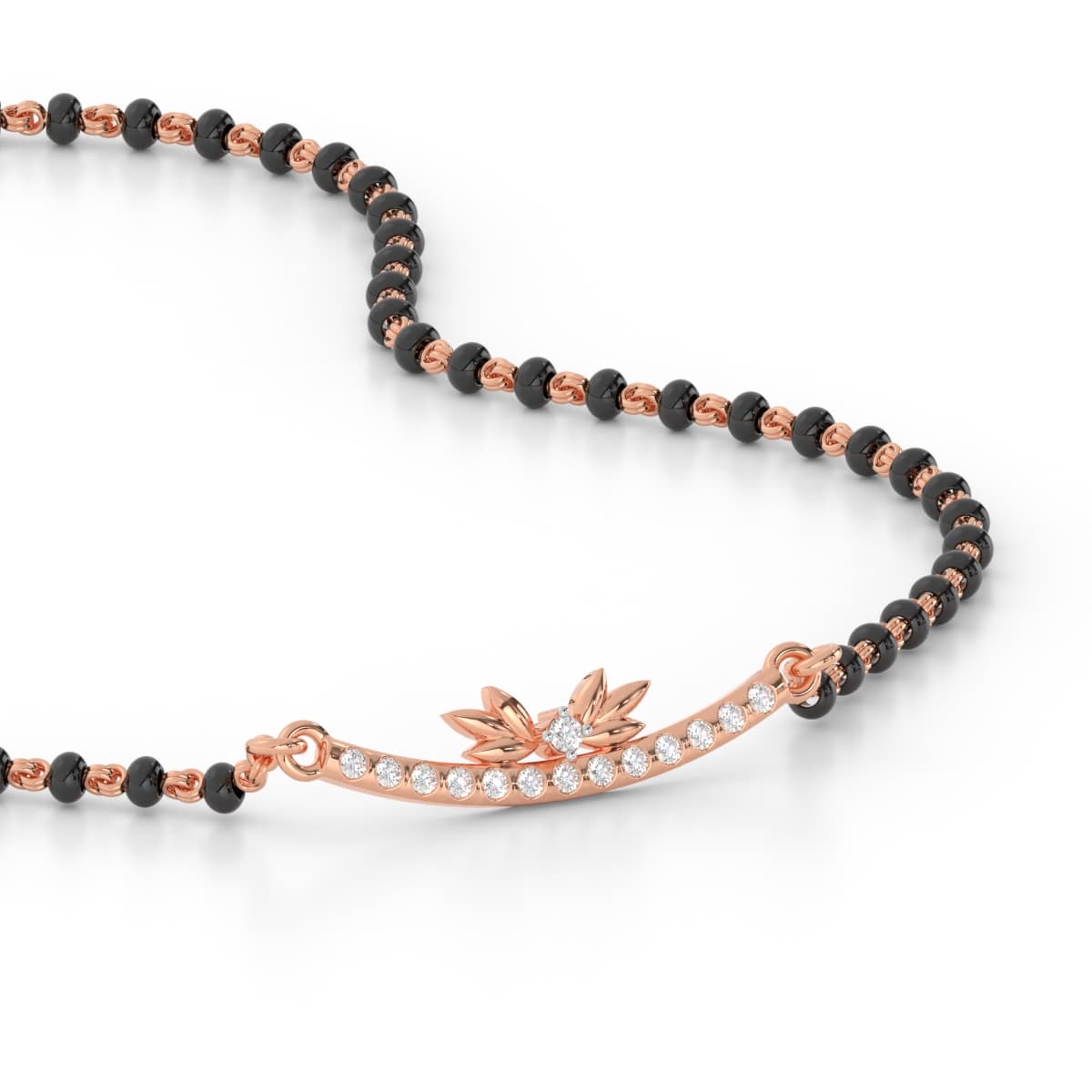 Rope Of Lovers Diamond Mangalsutra