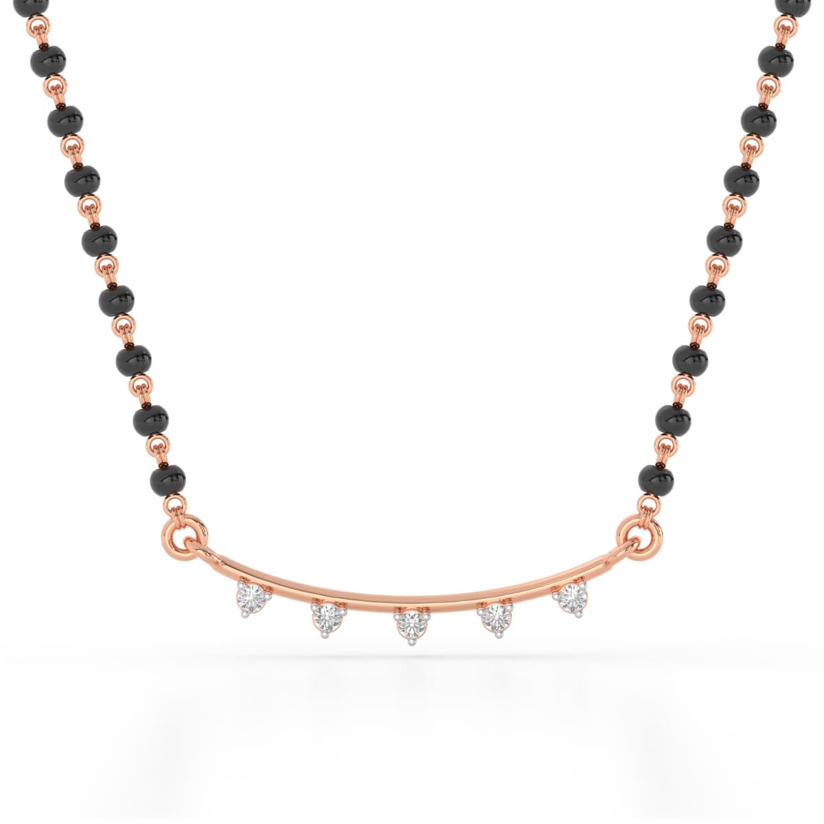 Matched Together Diamond Mangalsutra