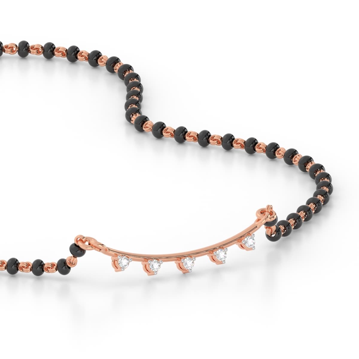 Matched Together Diamond Mangalsutra