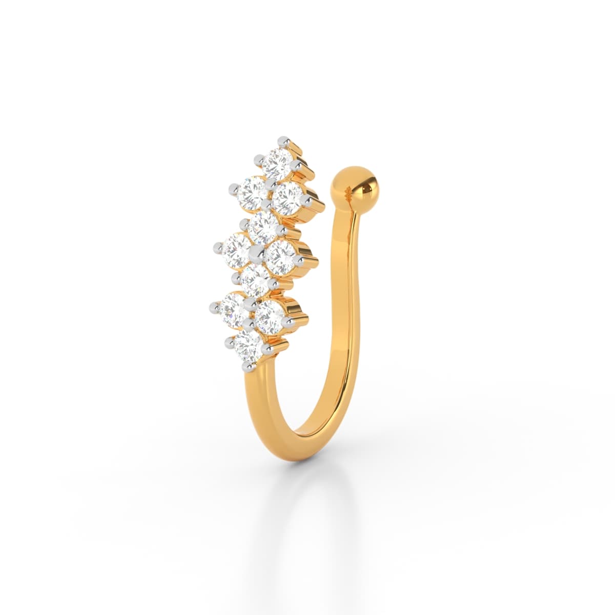 Fancy Diamond Nosepin