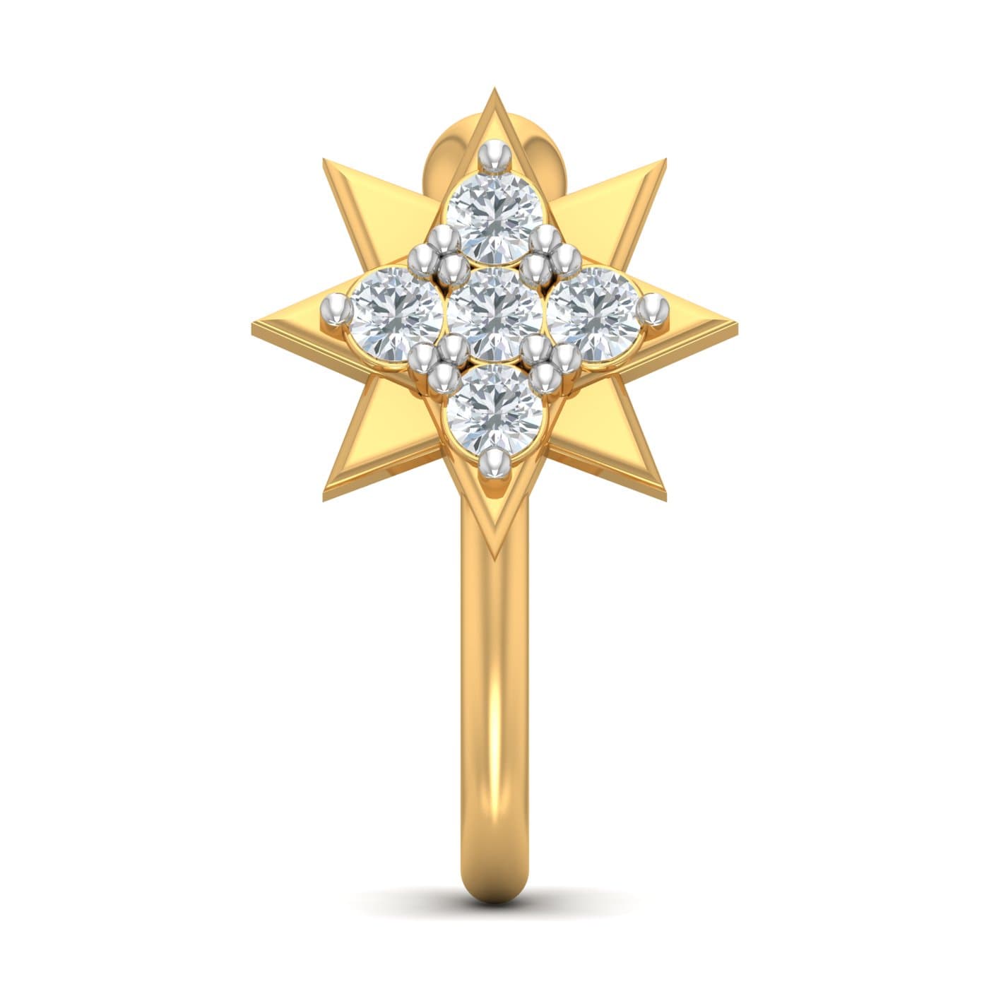 Sparkling Star Diamond Nosepin