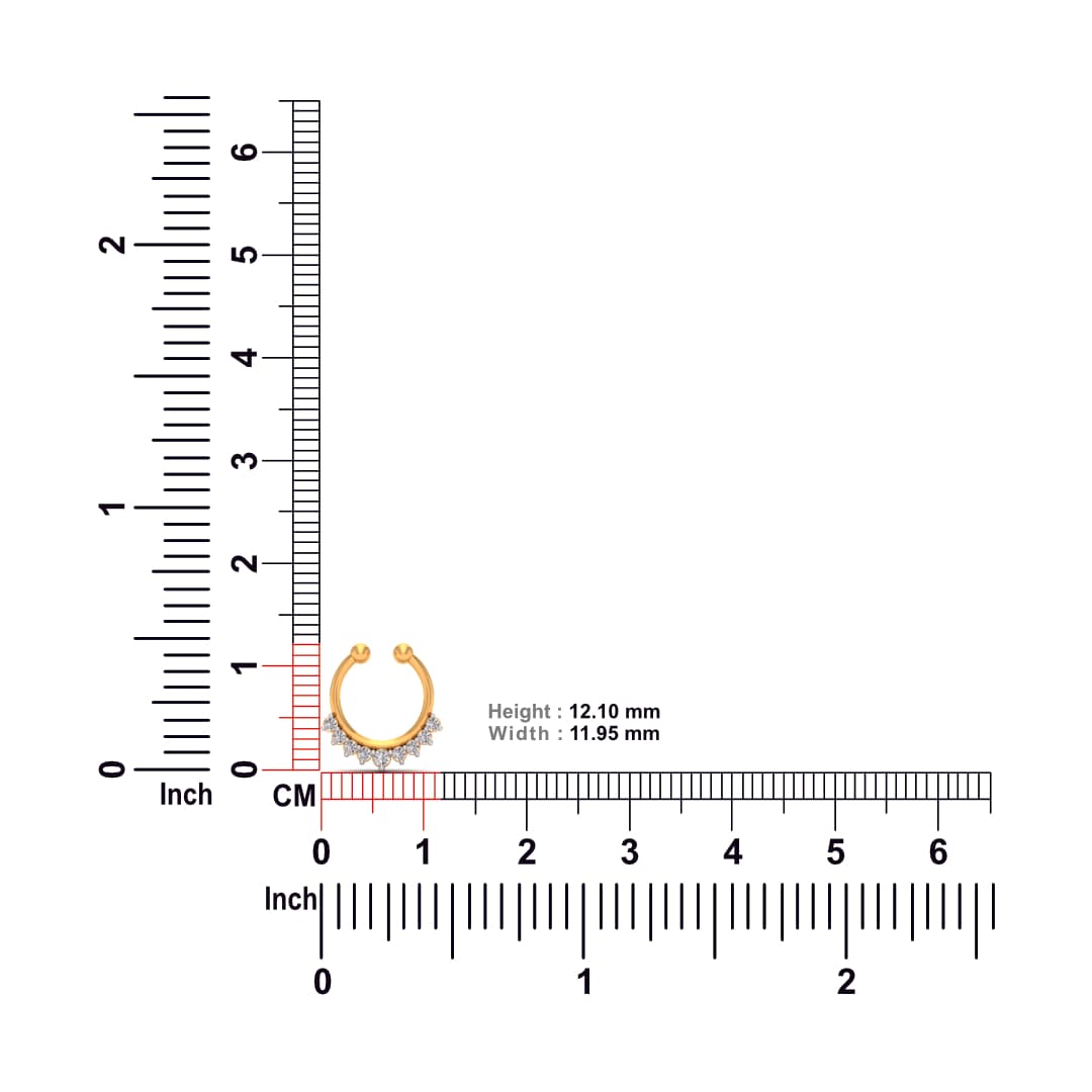 Ushma Diamond Nose Pin