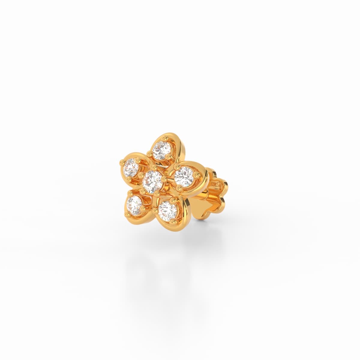 Kritika Flower Diamond Nosepin