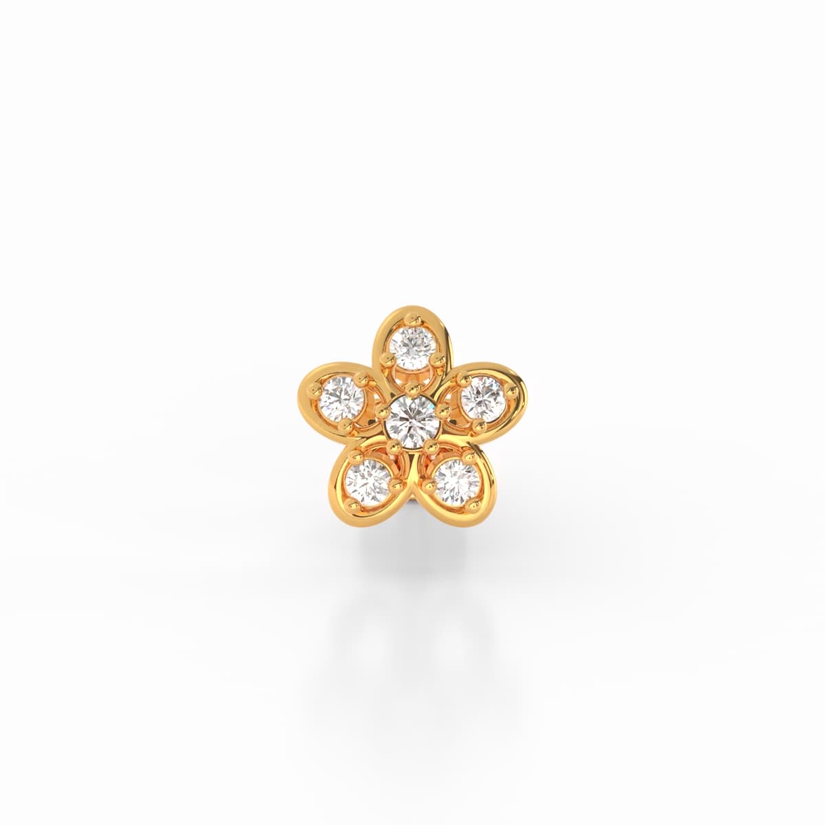 Kritika Flower Diamond Nosepin