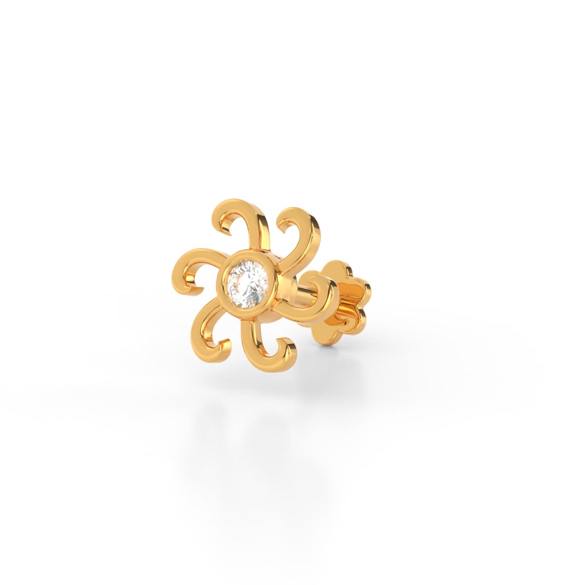 Sparkling Sun Diamond Nosepin
