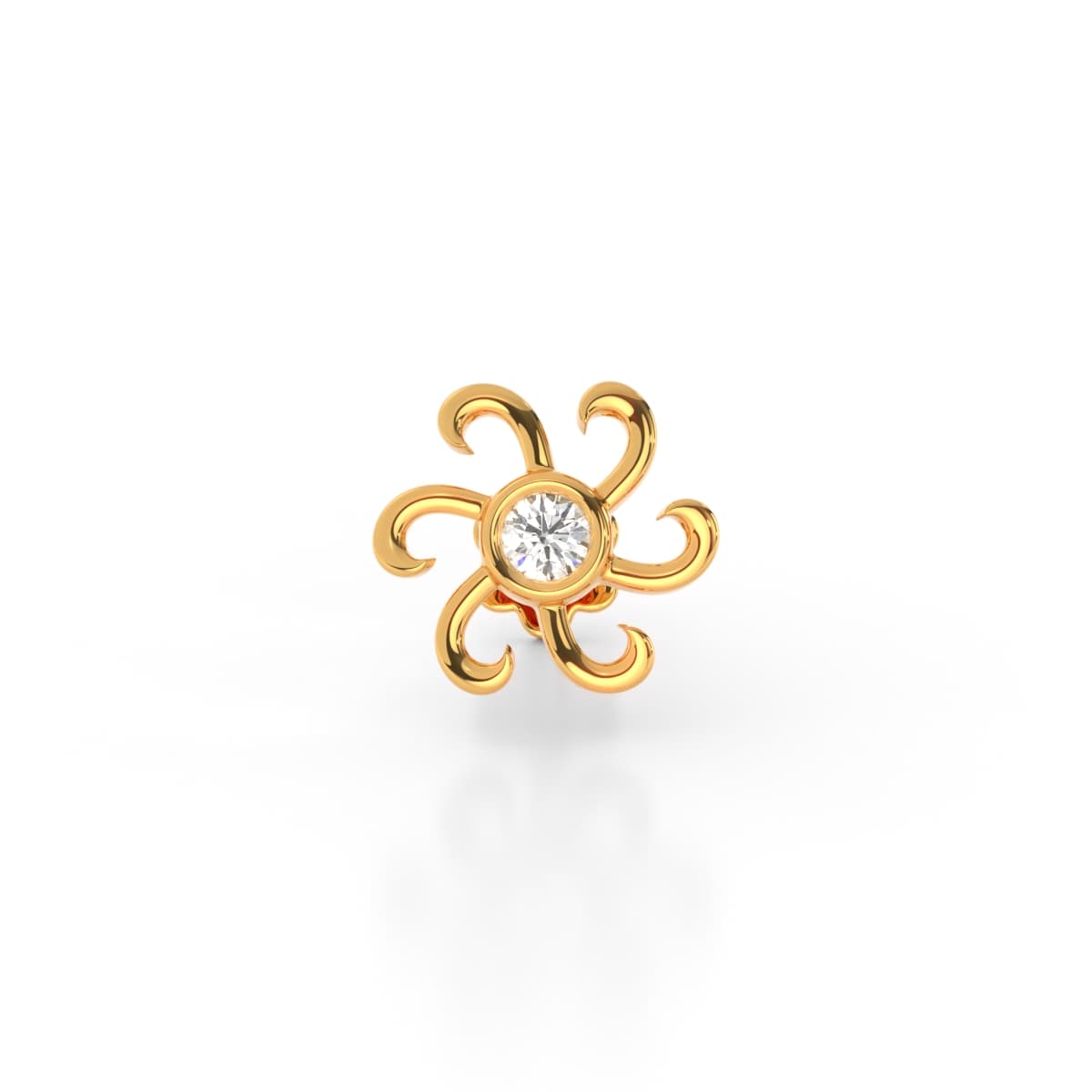 Sparkling Sun Diamond Nosepin