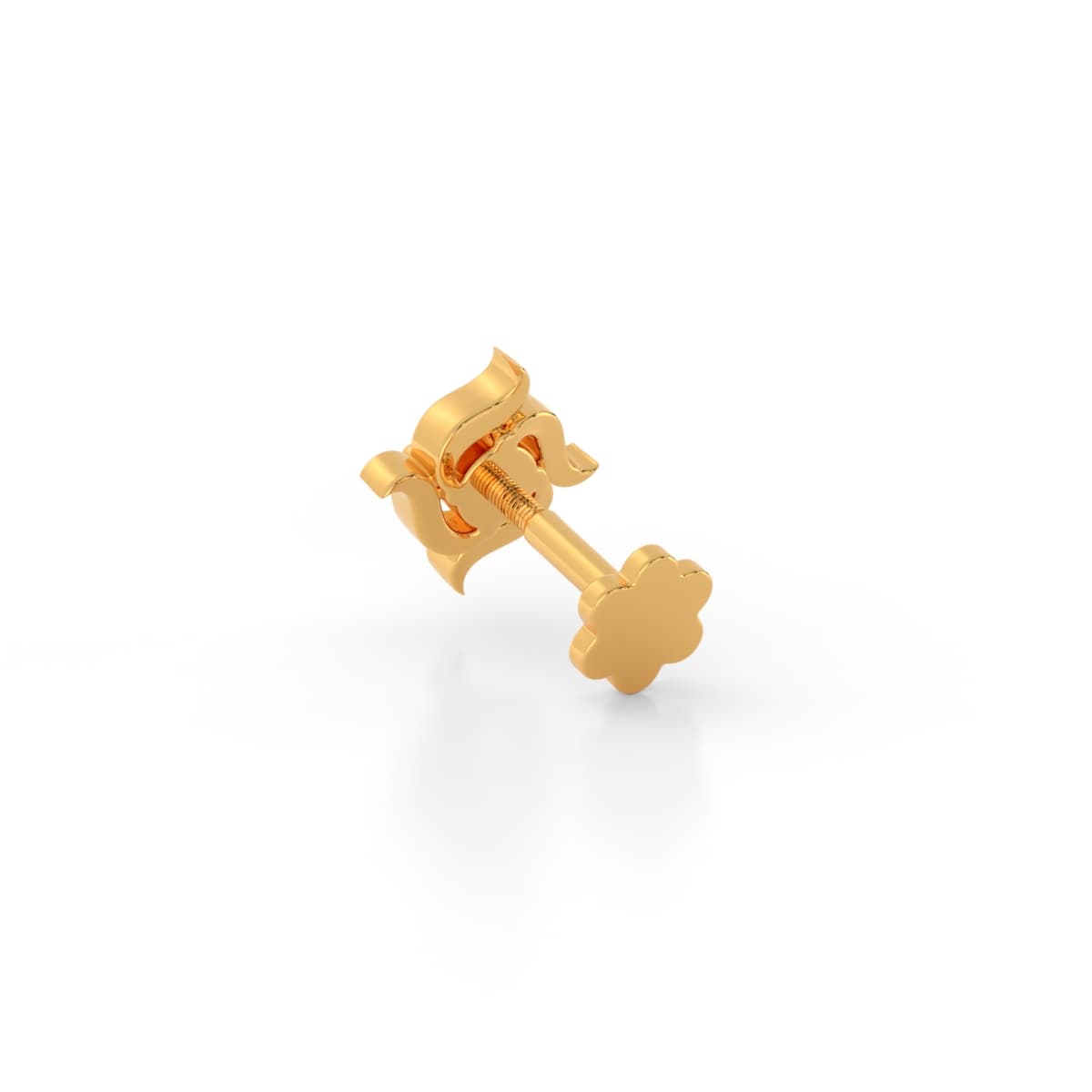 Sparkly Sun Spokes Diamond Nose Pin