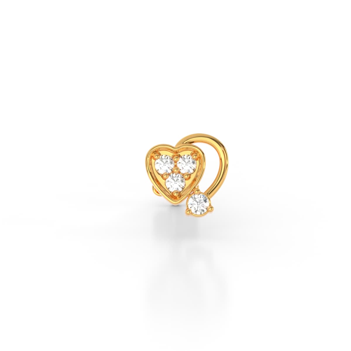 Cross Diamond Nosepin