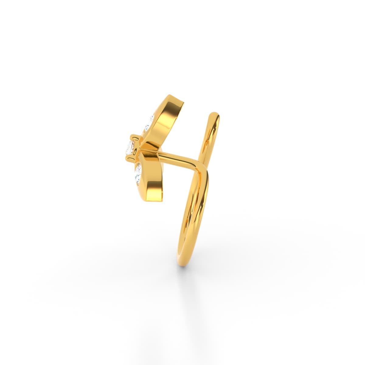 Mrinal Petals Diamond Nosepin