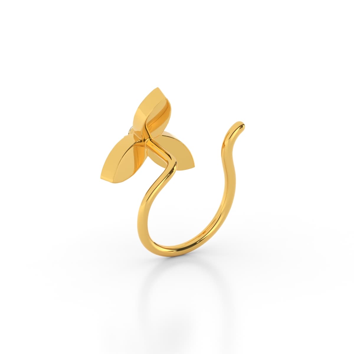 Mrinal Petals Diamond Nosepin