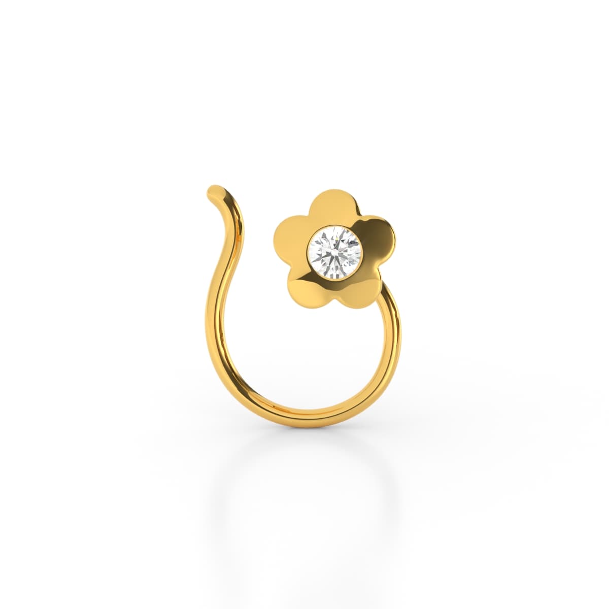 Hazel Diamond Nose Pin