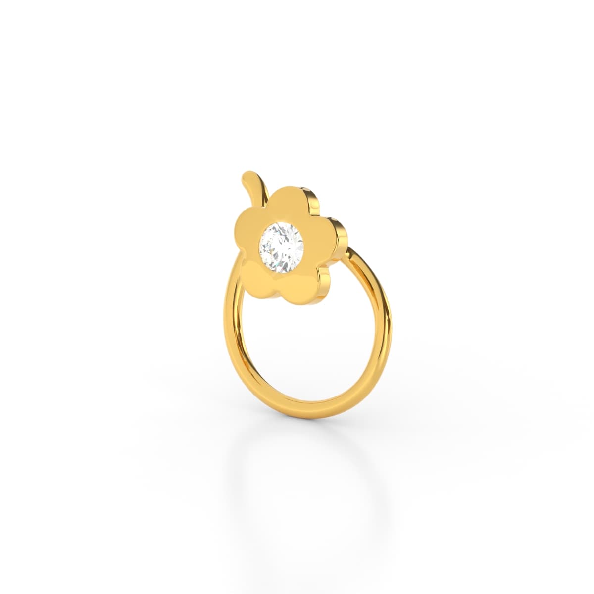 Hazel Diamond Nose Pin