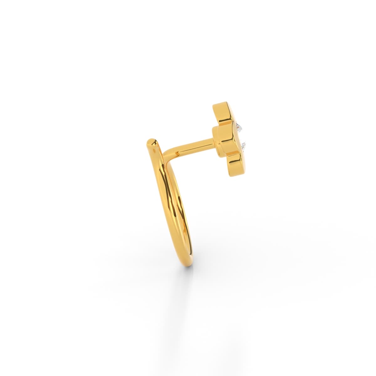 Hazel Diamond Nose Pin