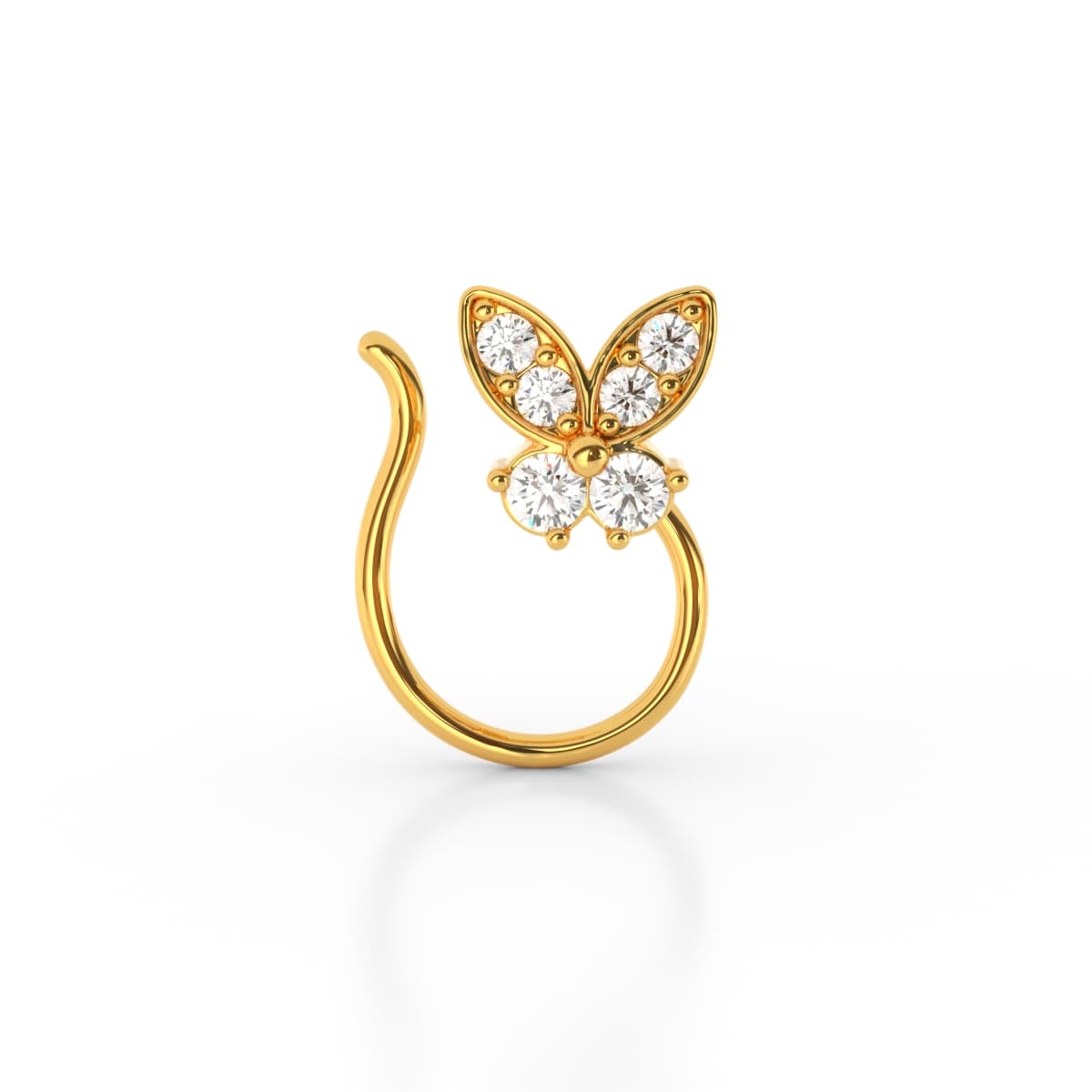 Butterfly Diamond Nosepin