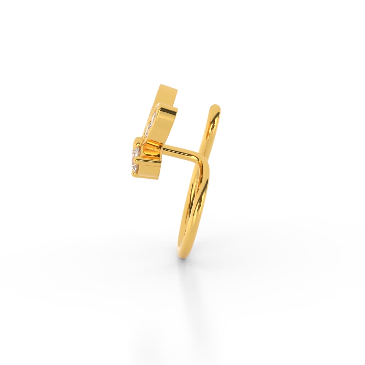 Butterfly Diamond Nosepin