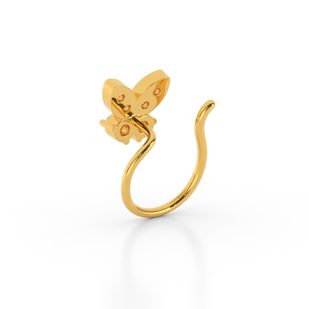 Butterfly Diamond Nosepin