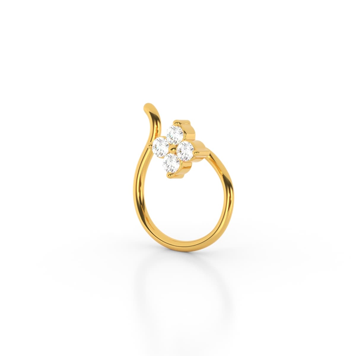 Bhavya Bloom Diamond Nosepin