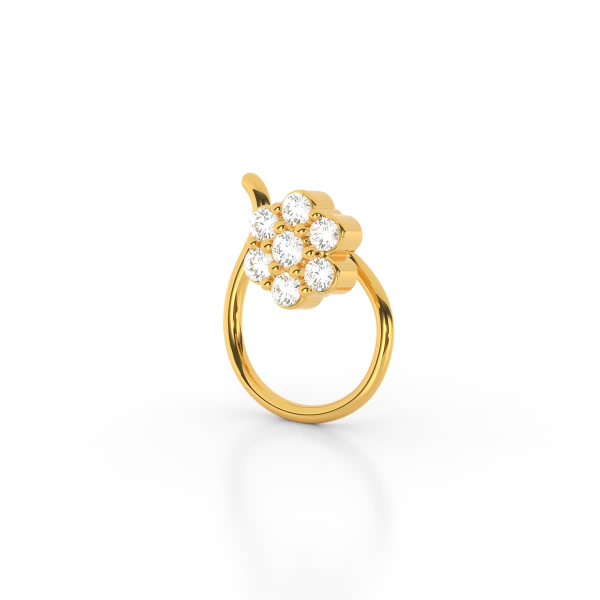 Kriti Floret Diamond Nosepin