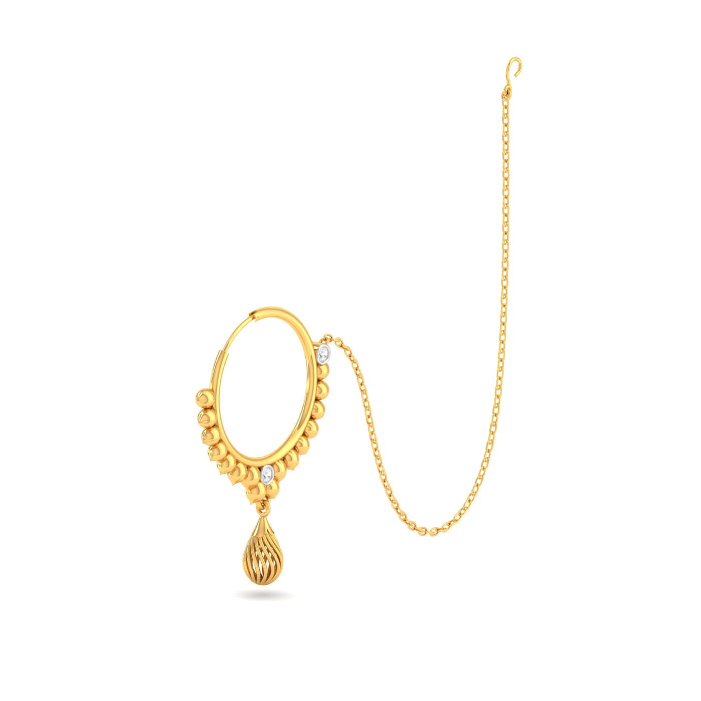 Tanusree Gold Nose Rings