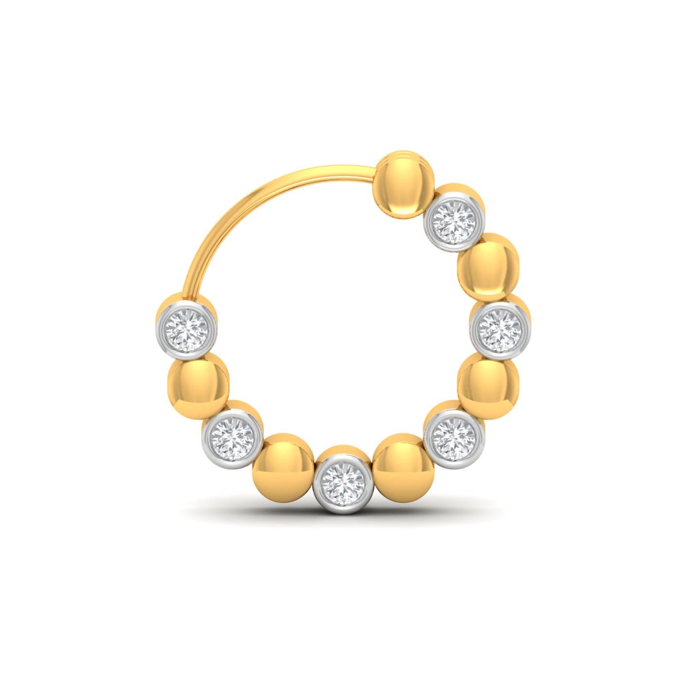 Rasleen Diamond Nose Ring
