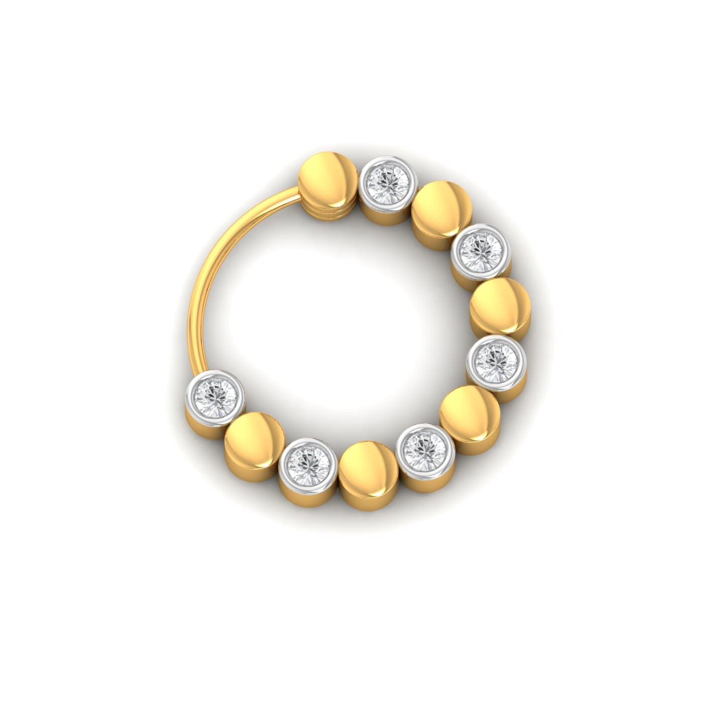 Rasleen Diamond Nose Ring